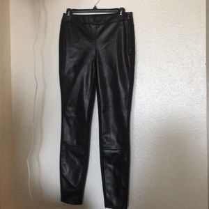 WHBM Leather Legging, stretchy in back